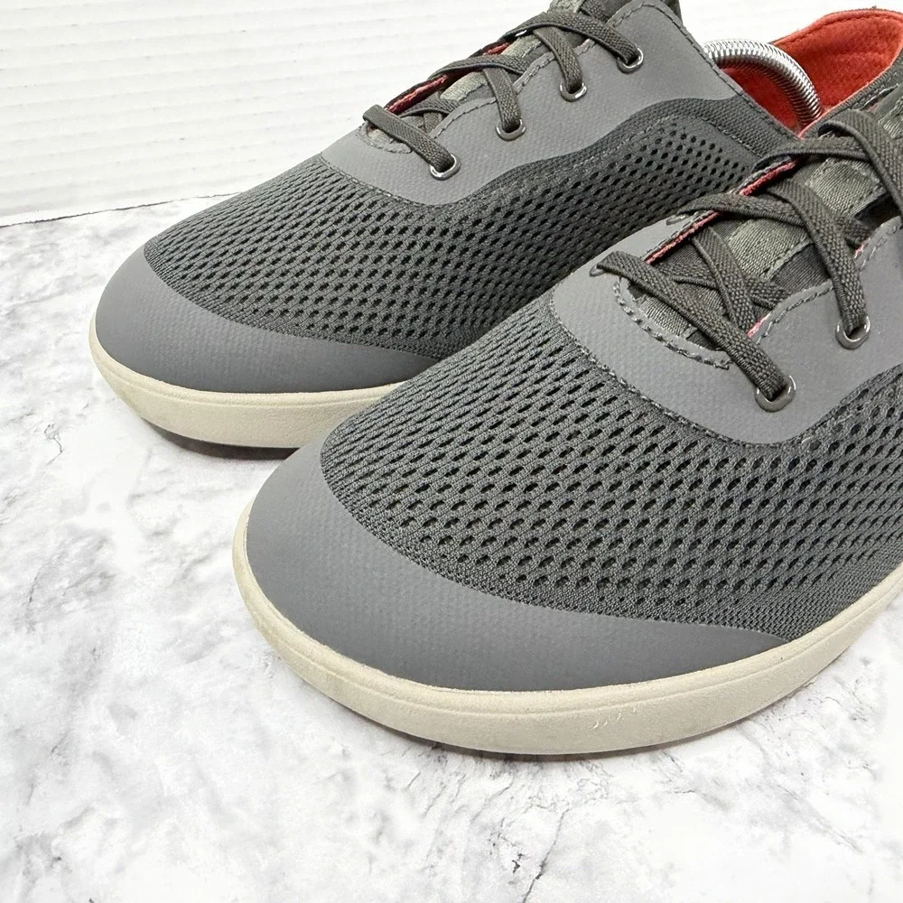 OluKai Moku Pae Men's Gray Mesh Water Boat Shoes Sneakers US 10.5